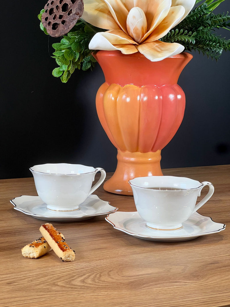 ACAR OMEGA  6'Lı porselen çay fincan takımı