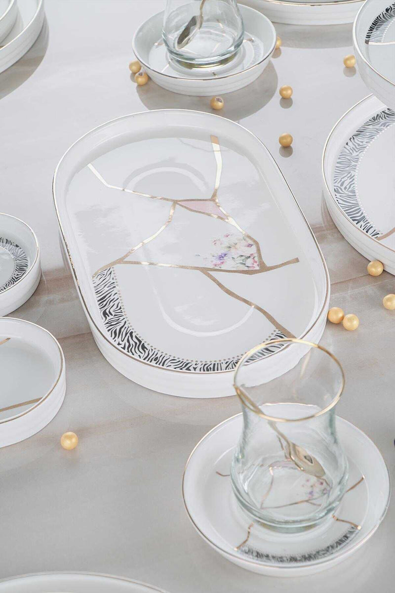 ACAR KINTSUGI MOON 6 Kişilik 25 Parça Brunch Set