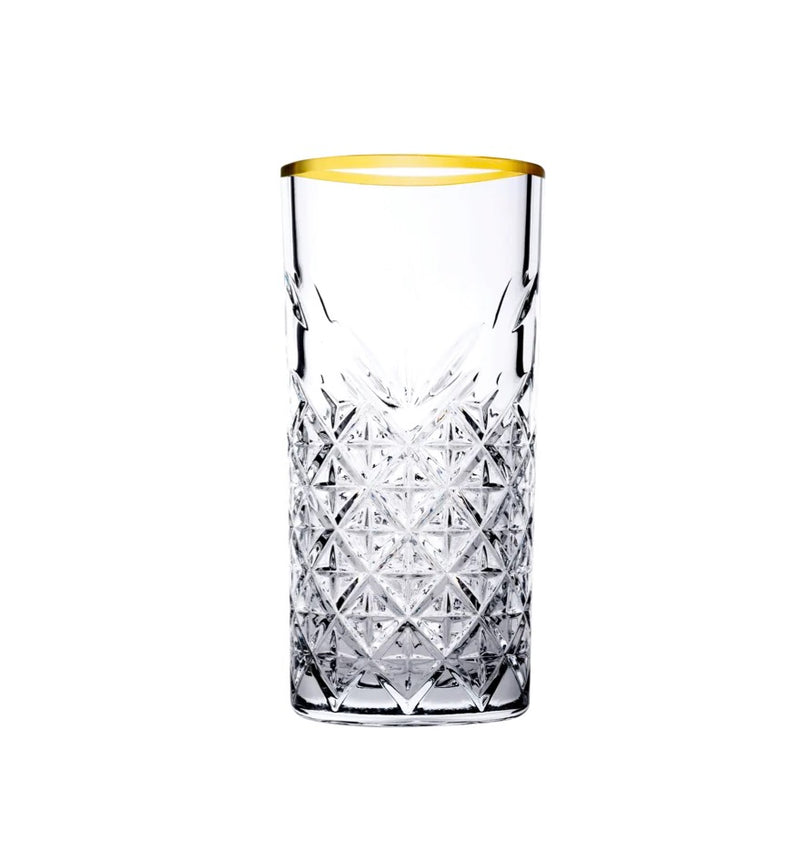 PASABAHCE TIMELESS 4 adet GOLD TOUCH Longdrink 450 ml bardak