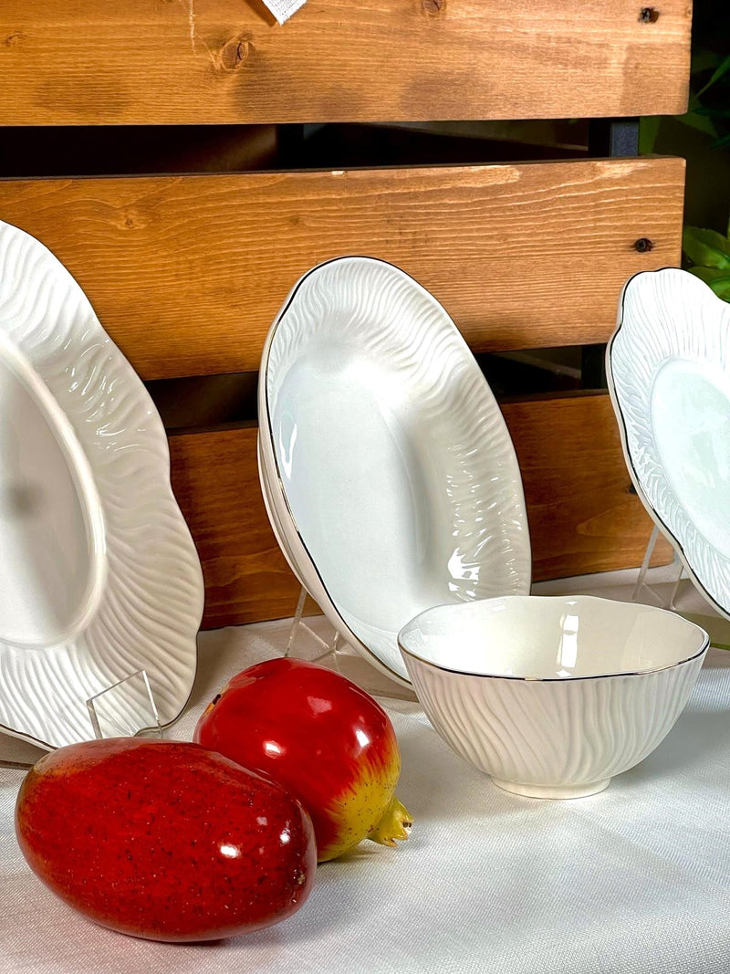 ACAR ALINA Gold Yemek takımı 6 kişilik 39 parça 