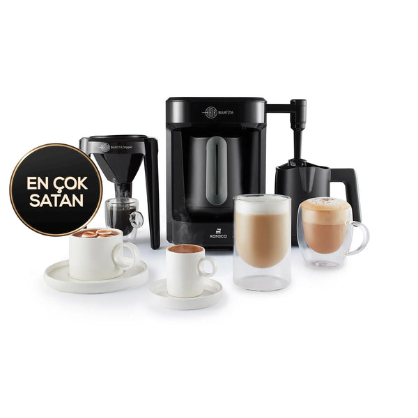 KARACA HATIR BARISTA Cappuccino ve türk kahve makinesi antrasit