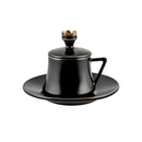 KARACA SATRANÇ/ÉCHECS Set de tasses à café 18 pièces 6 personnes - 18 Parça 6 kişilik kahve fincan takımı