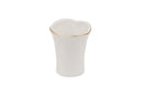 MITTERTEICH by KUTAHYA PORCELAINE FULYA Service de table crème liseré doré 12 personnes 83 pièces - 83 Parça Fulya Krem Fileli Yuvarlak Yemek Takımı - Tafelservice Gold Rand 83-teilig für 12 Personen