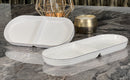 TREND HOME COLLECTION 2'li Bölmeli sunum tabaklar gold