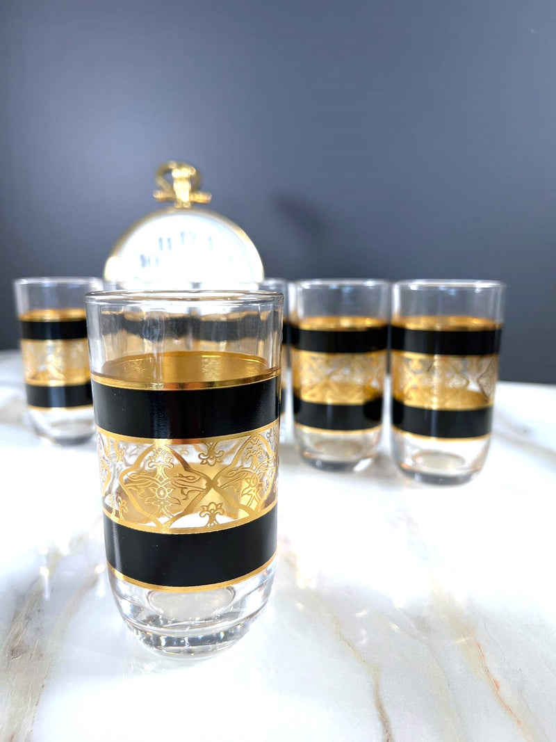 TREND HOME BLACK ORIENT 12 adet bardak 