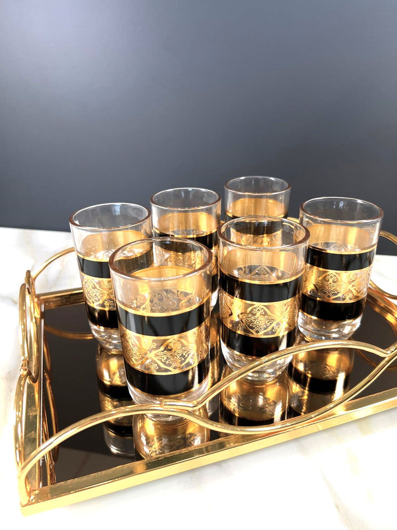 TREND HOME BLACK ORIENT 12 adet bardak 