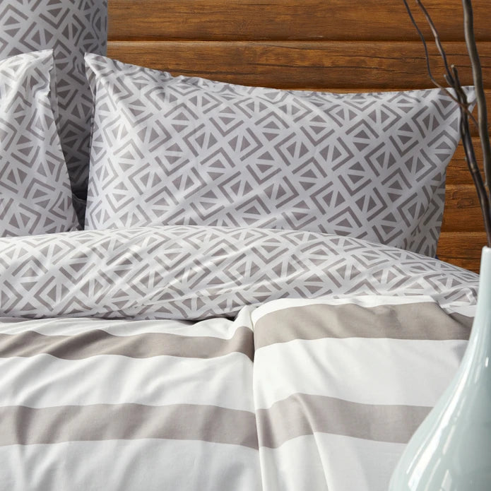 KARACA NAUTICA HOME CHATFIELD Taş %100 Pamuk Tek Kişilik Nevresim Seti