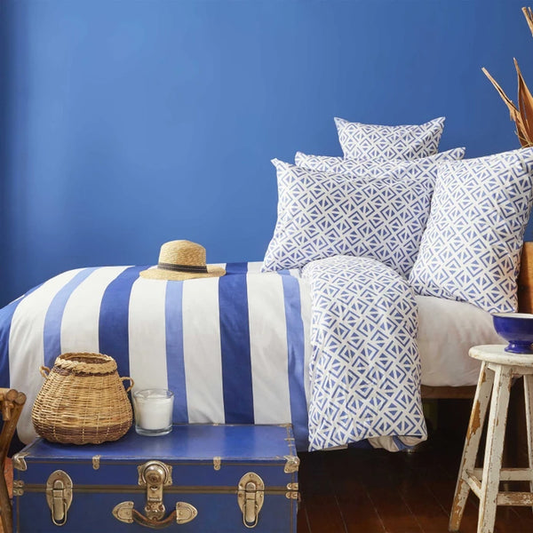KARACA NAUTICA HOME CHATFIELD Lacivert Çift Kişilik Nevresim Yastık Seti