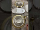 KARACA IRENE GOLD RIM Set de verres 49 Pièces 12 personnes