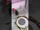 KARACA IRENE GOLD RIM Set de verres 49 Pièces 12 personnes