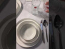 KARACA STREAMLINE NEW SATURN PLATIN Service de table 59 pièces 12 personnes
